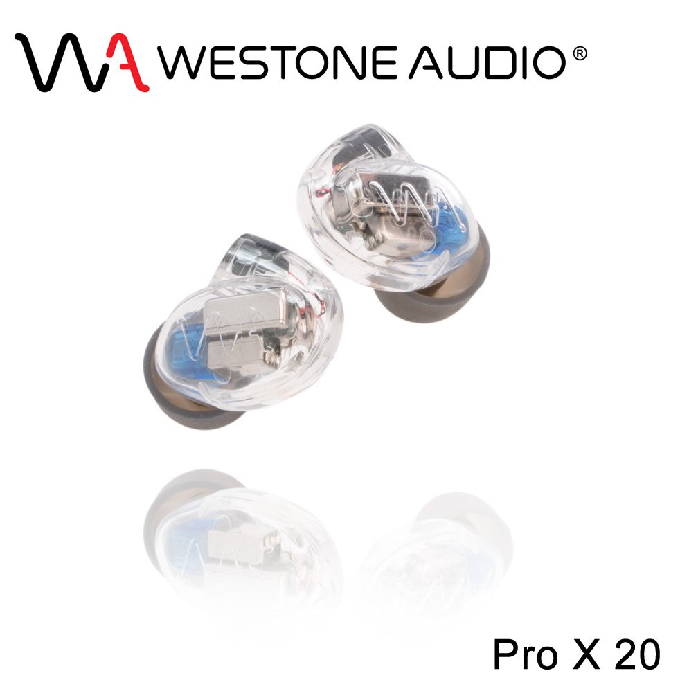 志達電子 美國 westone pro x 20 雙動鐵可換線式耳道式監聽耳機