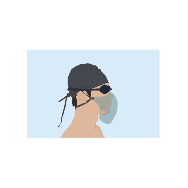 台灣潛水---THE SWIMMASKER 防水透明防病毒游泳口罩