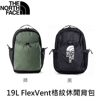 the north face 男女款 19 l flexvent 格紋休閒背包 nf 0 a 52 tb
