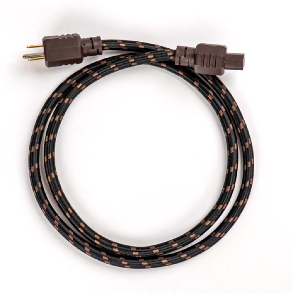 編織層帶有金線質地較軟 《名展影音》DC-Cable PS-800A 多芯銀銅導體 電源線 1.5米(PS-800AS)