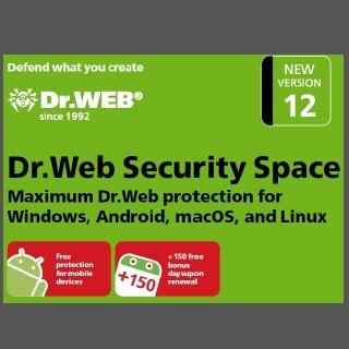[防毒] Dr. Web Security Space 大蜘蛛 防毒軟體 PC全面防掃毒(序號版)1PC/3年-支援Win7/8/10/11/XP