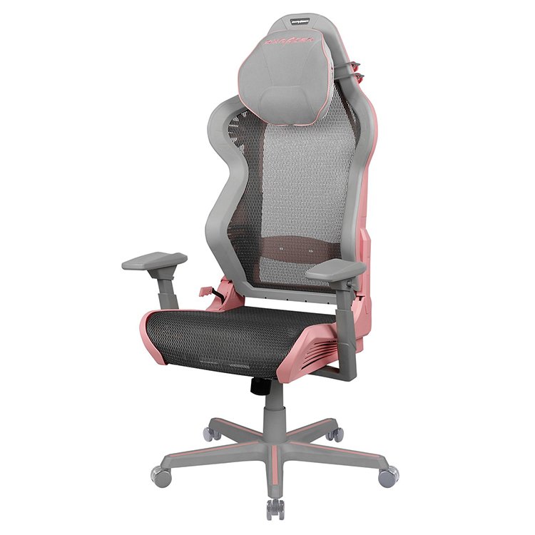 ※售完 DXRacer AIR系列 電競賽車椅 Gaming Chair AIR-004 粉紅框/灰網