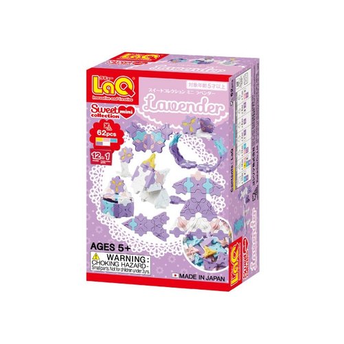 【e-child】LaQ Q版女孩Lavender(62pcs)★日本製造立體3D拼接積木/益智玩具/台灣獨家代理
