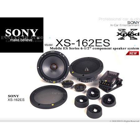 音仕達汽車音響 SONY XS-162ES 6.5吋 2音路分音喇叭 Mobile ES系列 二音路 分音 270W