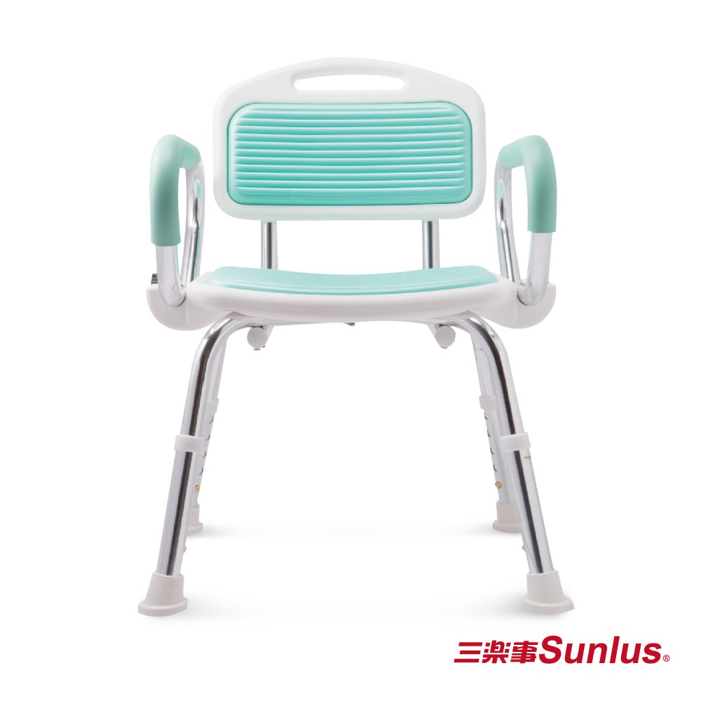 sunlus 三樂事 扶手可掀式軟墊洗澡椅 | 長照補助洗澡椅 沐浴椅
