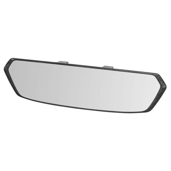 車資樂㊣汽車用品【DZ563】日本CARMATE 黑框六角形緩曲面車內輕量化後視鏡(鉻鏡) 300mm