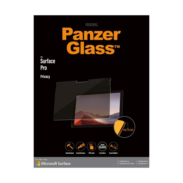 PanzerGlass【微軟認證，北歐品牌】Surface Pro 專用防窺玻璃保護貼