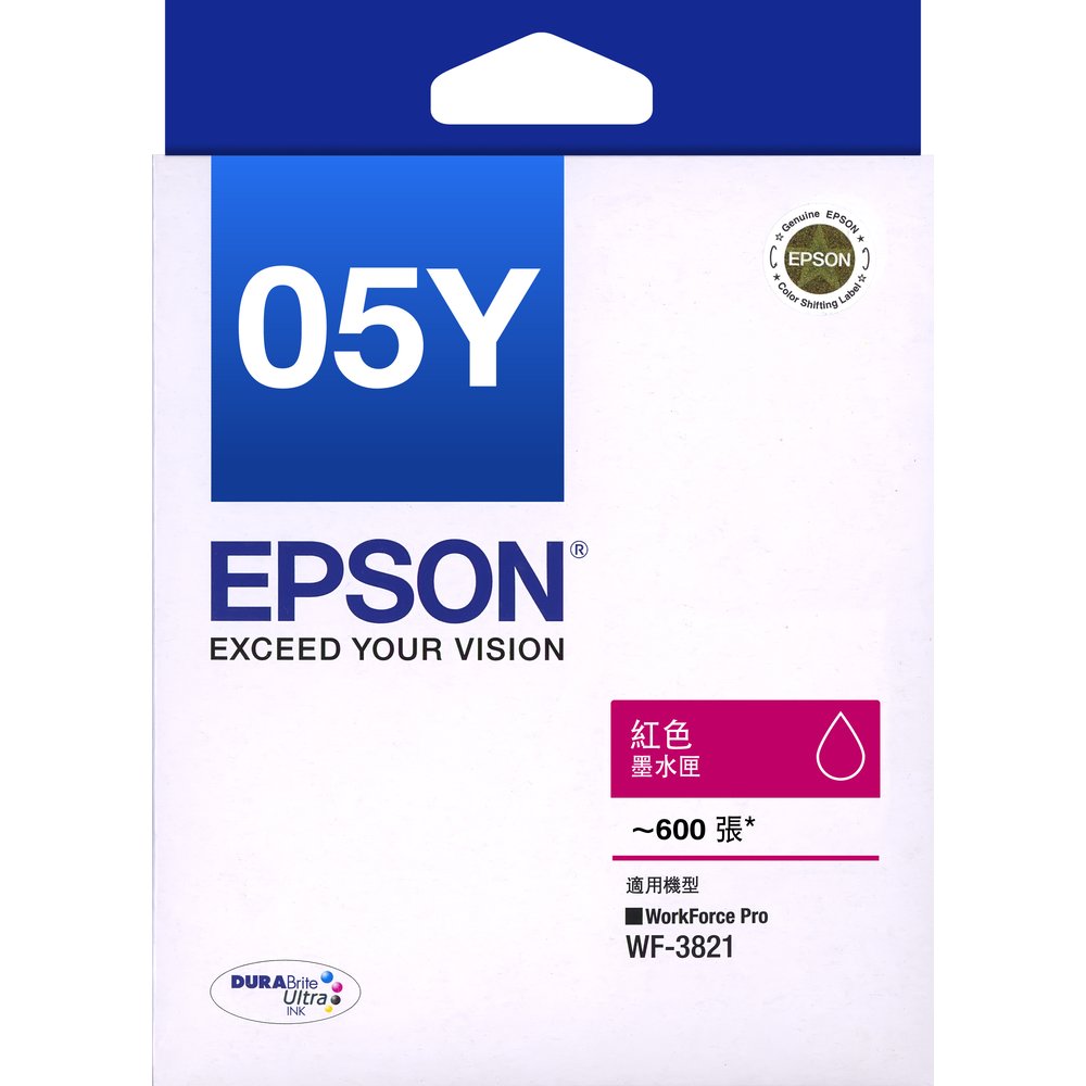 EPSON (T05Y)紅色墨水匣(可列印600張) C13T05Y350
