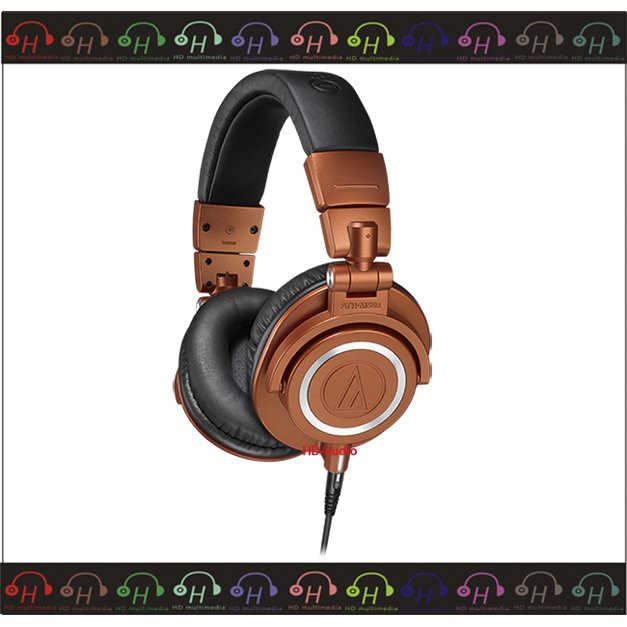 特惠限量款⚡弘達影音多媒體 Audio-technica 鐵三角 M50x MO 專業型監聽 耳罩式耳機 亮橙色 限量版