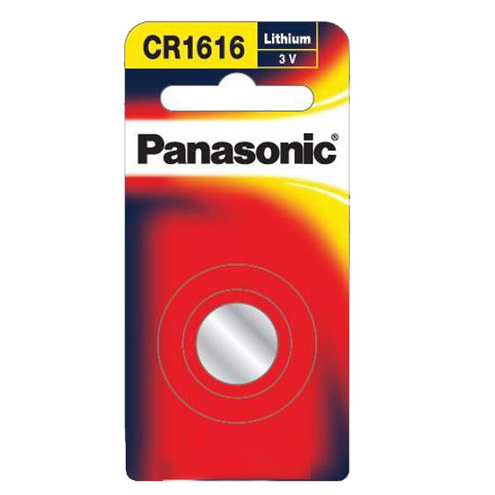 【國際牌Panasonic】CR1616鋰電池3V鈕扣電池1顆入 吊卡裝(公司貨)