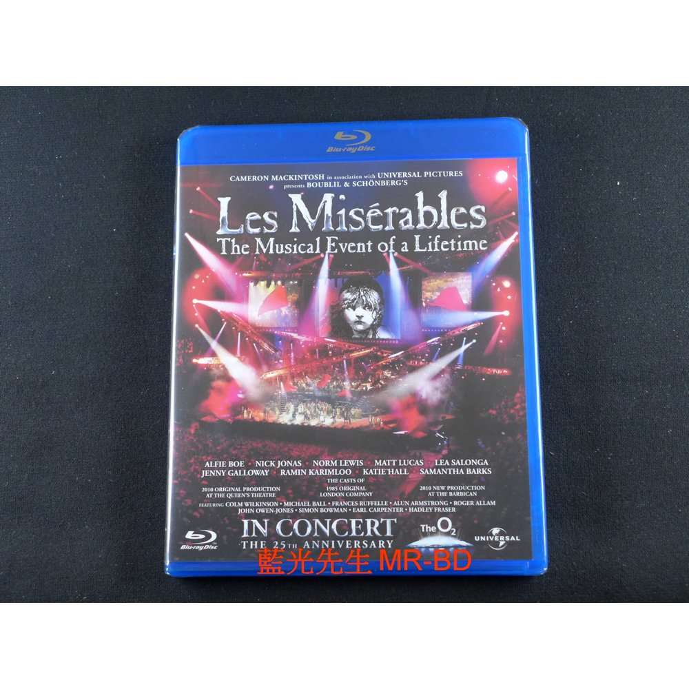 [藍光先生BD] 悲慘世界音樂劇 25 週年演唱會 Les Miserables 25th Anniversary 孤星淚 - 繁體中文