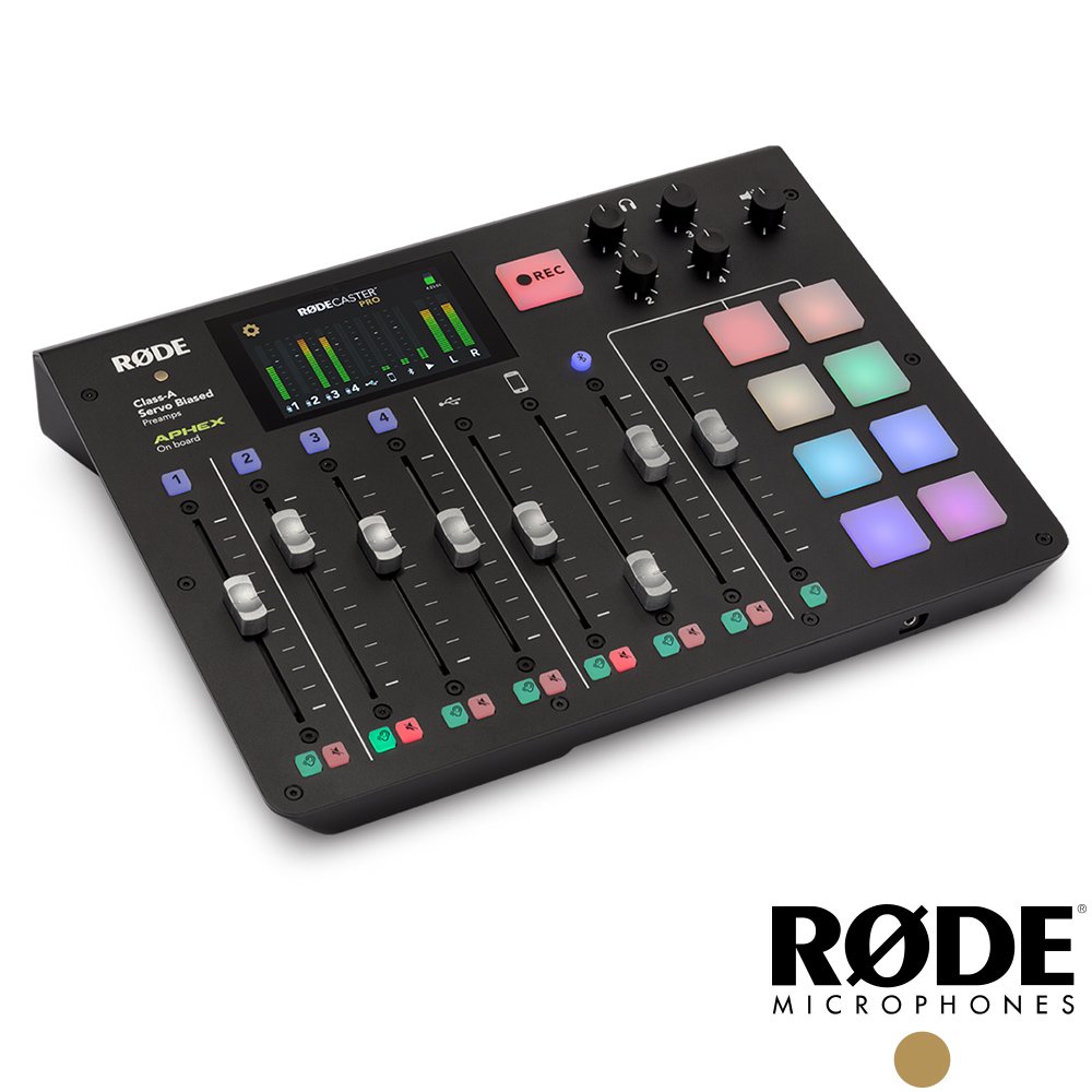 福利品 【RODE】Caster Pro 集成式混音工作台 廣播 直播用錄音介面 音控盤 訪談 錄音 正成公司貨