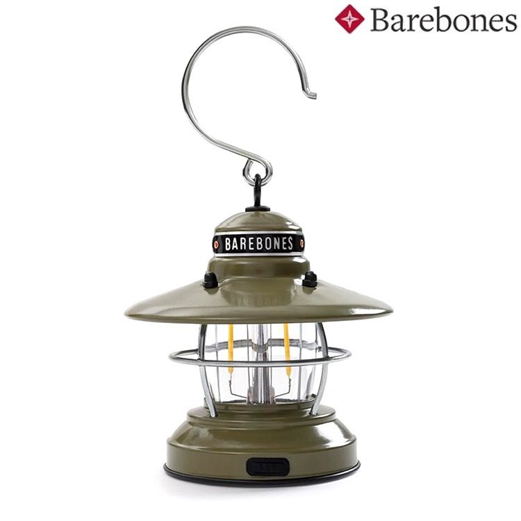 Barebones 迷你愛迪生吊掛營燈 Mini Edison Lantern LIV-292 橄欖綠