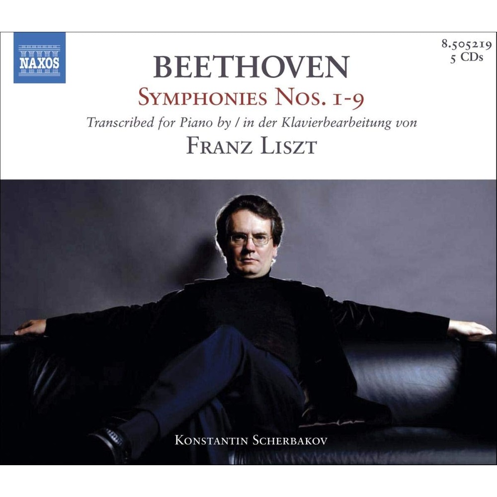 (Naxos)李斯特-貝多芬 : 交響曲全集-鋼琴版 (5CD)/康斯坦汀薛巴可夫 Beethoven (Liszt(arr)):Symphonies Nos.1-9/K.Scherbakov