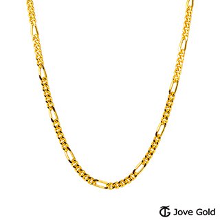 Jove Gold 漾金飾 美好日子黃金項鍊(約1.25錢)(約1.4尺/42cm)