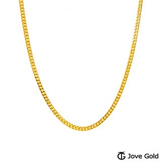 Jove Gold 漾金飾 傾聽黃金項鍊(約1.00錢)(約1.4尺/42cm)