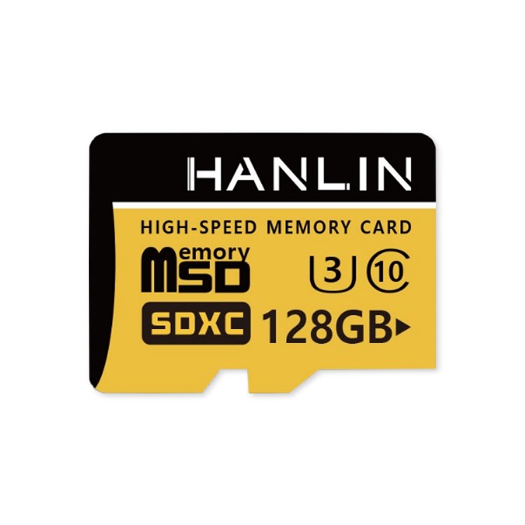 HANLIN 128GB 高速記憶卡 Micro SD TF 記憶卡 SDHC C10 U3 128G 小卡