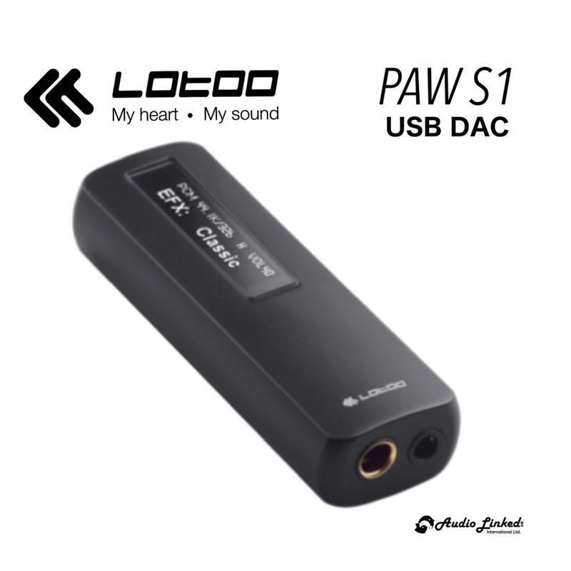 【韶韻音響】特惠價/樂圖Lotoo PAW S1+ OTG線材/隨身USB DAC-AMP手機電腦使用4.4平衡輸出