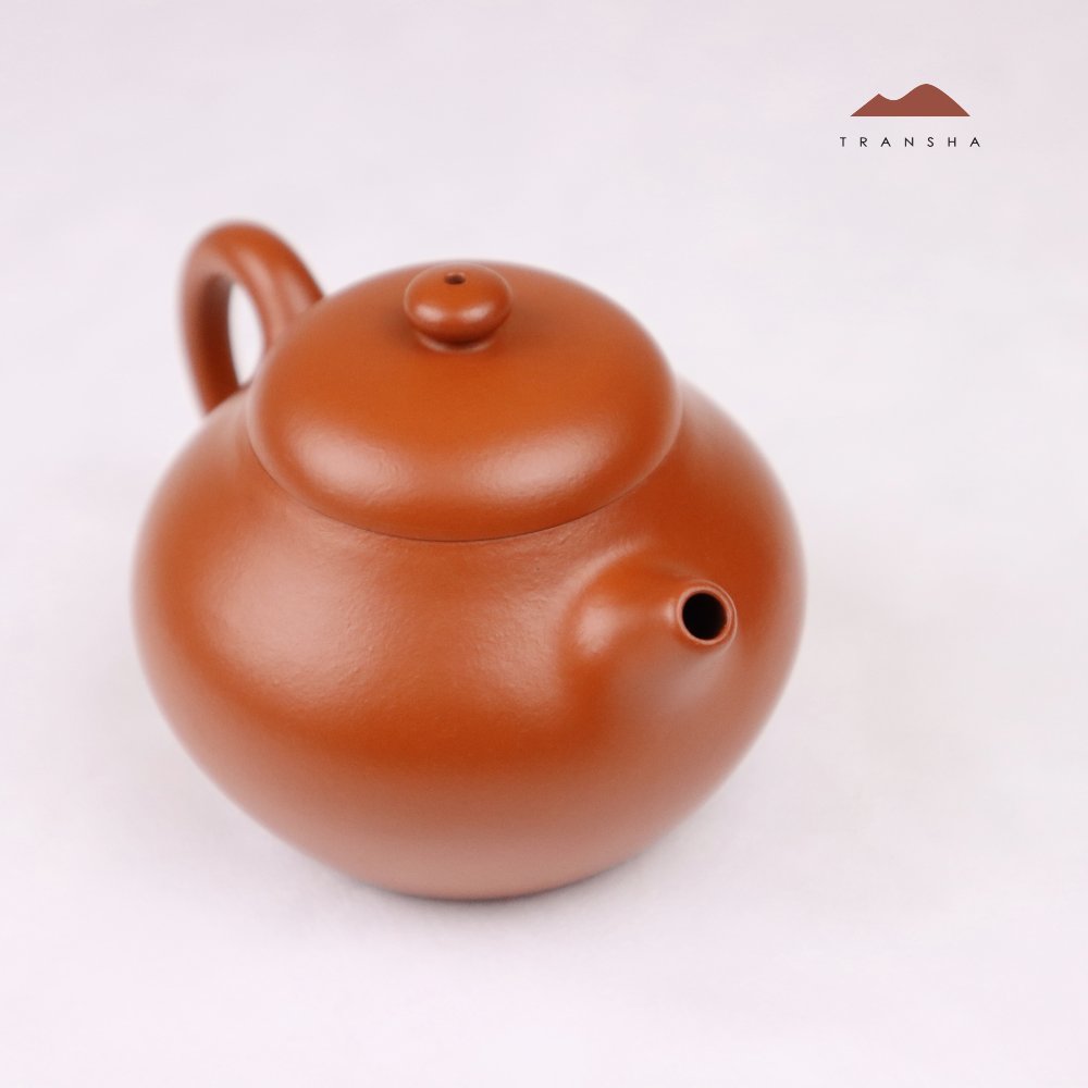 中国茶器13央雨　景徳鎮　紫砂壺 朱泥塗り　中国茶壺