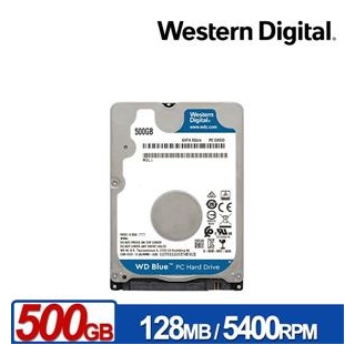 【綠蔭-免運】WD5000LPZX 藍標 500GB(7mm) 2.5吋硬碟