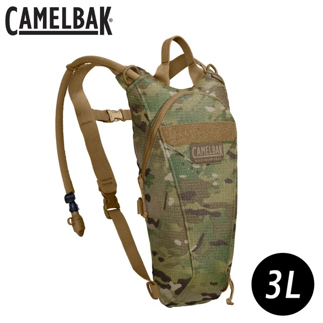 【CamelBak 美國 ThermoBak 3L 軍規水袋背包(附3L長水袋)《多地形迷彩》】CB1718901000