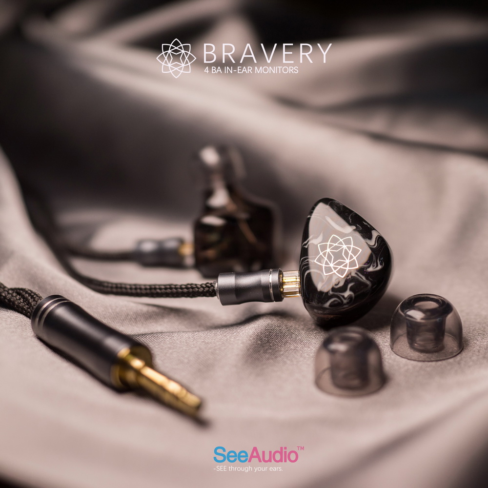 志達電子 See audio 『Bravery』勇氣 四動鐵單元 耳道式耳機 CM插針