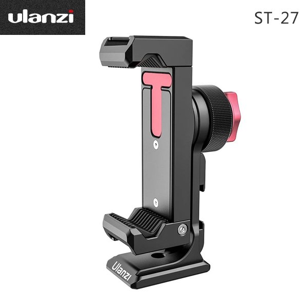EGE 一番購】Ulanzi【ST-27】鋼鐵俠IV 金屬手機夾 | 超多擴充接口 | 360度可旋轉【公司貨】