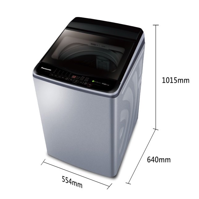 《Panasonic 國際》ECONAVI 11公斤(KG) 直立式變頻洗衣機 NA-V110LB (炫銀灰)(含基本安裝)