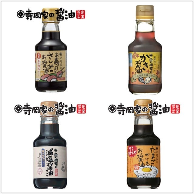 東瀛go+日本製寺岡家醬油150ml 生魚片醬油牡蠣醬油雞蛋拌飯用減鹽醬油