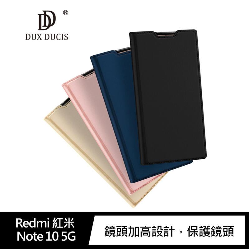 【愛瘋潮】DUX DUCIS Redmi 紅米 Note 10 5G SKIN Pro 皮套 可立 側掀皮套 側翻皮套