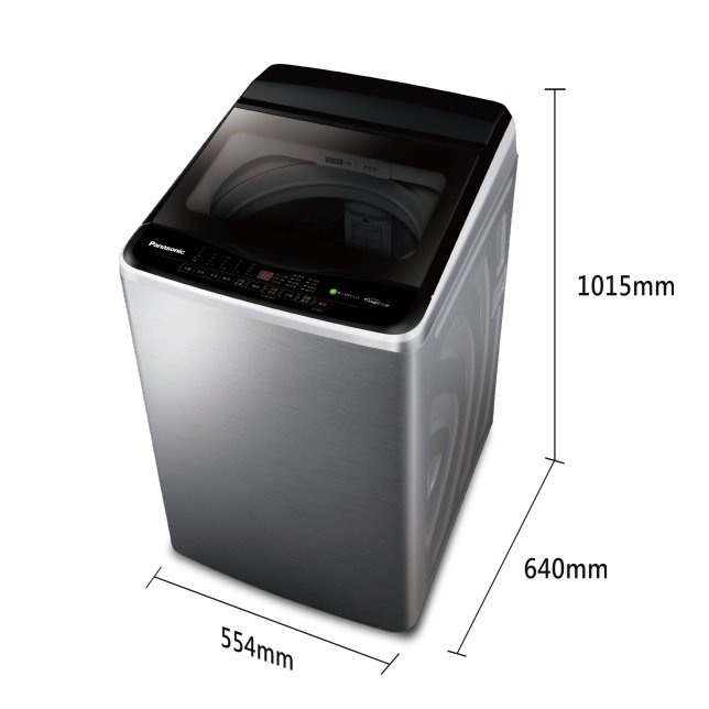 《Panasonic 國際》ECONAVI 11公斤(KG) 直立式變頻洗衣機 NA-V110LBS (不鏽鋼)(含基本安裝)