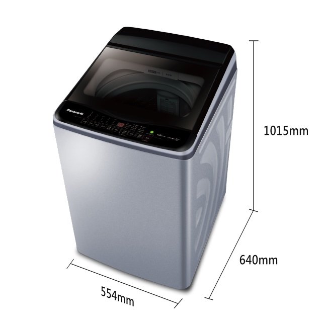 《Panasonic 國際》ECONAVI 13公斤(KG) 雙科技變頻直立式洗衣機 NA-V130LB (炫銀灰)(含基本安裝)