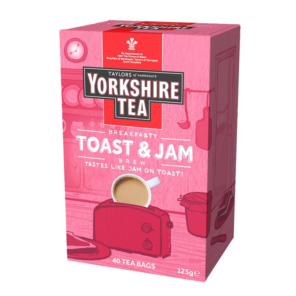 【英國皇家泰勒茶】吐司果醬風味約克夏紅茶 40包/盒(效期：2024/10）
