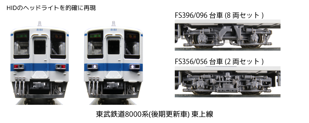 MJ 現貨Kato 10-1651 N規東武鐵道8000系後期更新車先頭車增節組2