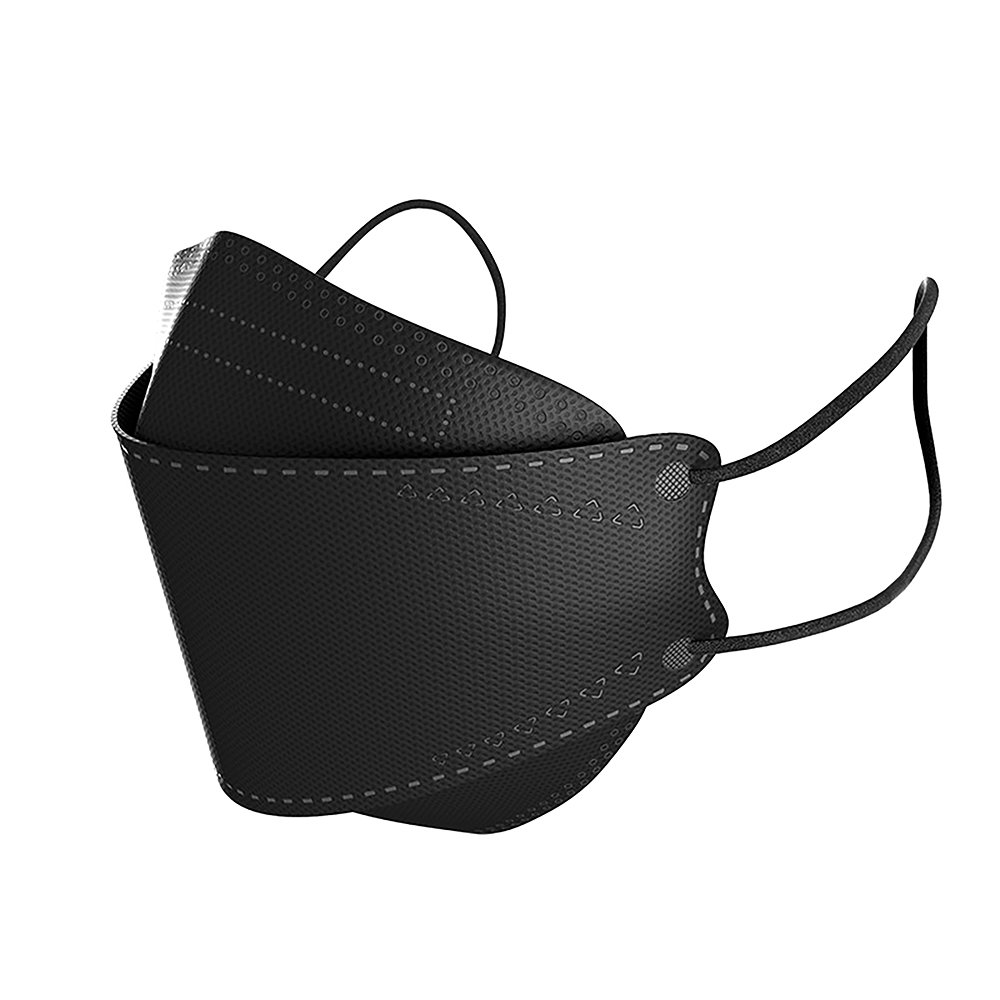 【黑色】台灣製4D口罩 【5入裝】立體口罩 魚型口罩 KF94口罩