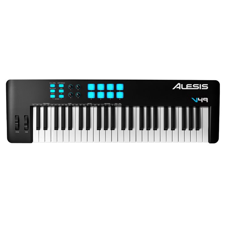 亞洲樂器 ALESIS V49 MKII 主控鍵盤，簡約俐落的經典鍵盤