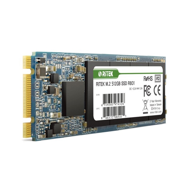 RiTEK 錸德 R801 512GB M2 2280/SATA-III SSD 固態硬碟 /個 47193033974951
