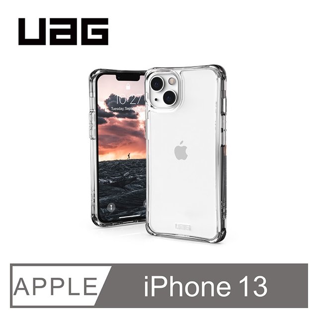 【愛瘋潮】手機殼 UAG iPhone 13 耐衝擊保護殼-極透明 手機殼 防摔殼 孔位高於鏡頭