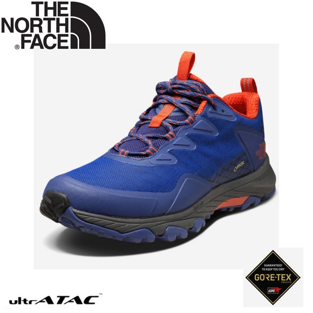 【The North Face 女 Gore-Tex 防水透氣耐磨輕量登山鞋《藍》】39IS/越野鞋/運動鞋/休閒鞋