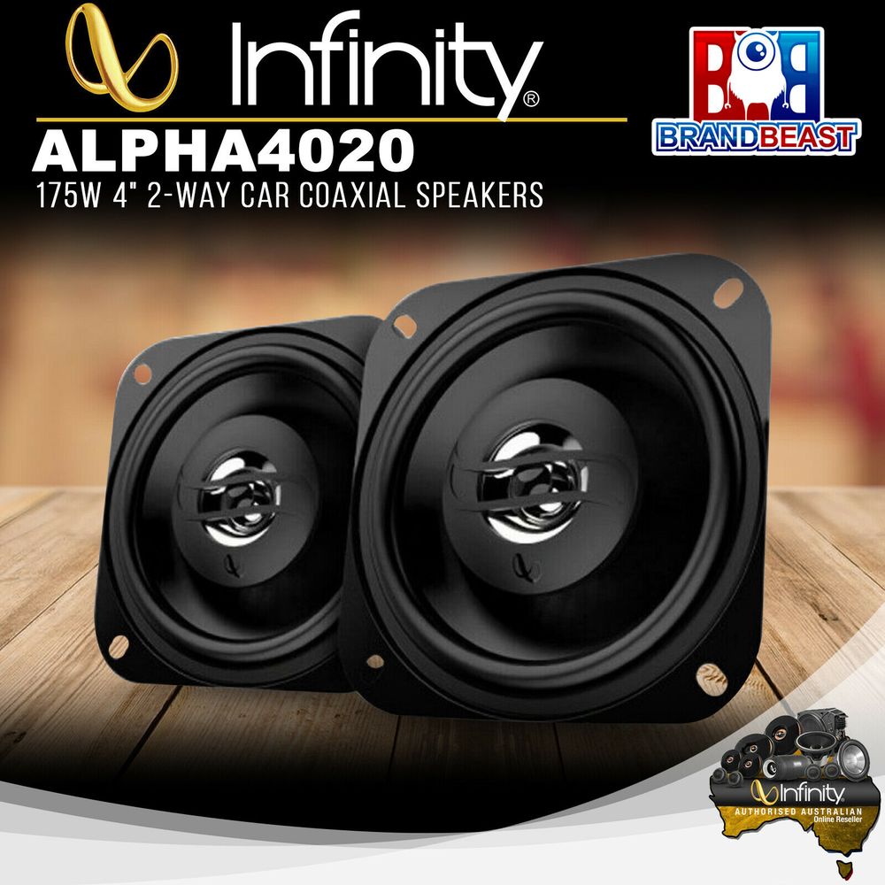 【免運費】 美國 Infinity 4吋 ALPHA 4020 2音路 同軸喇叭