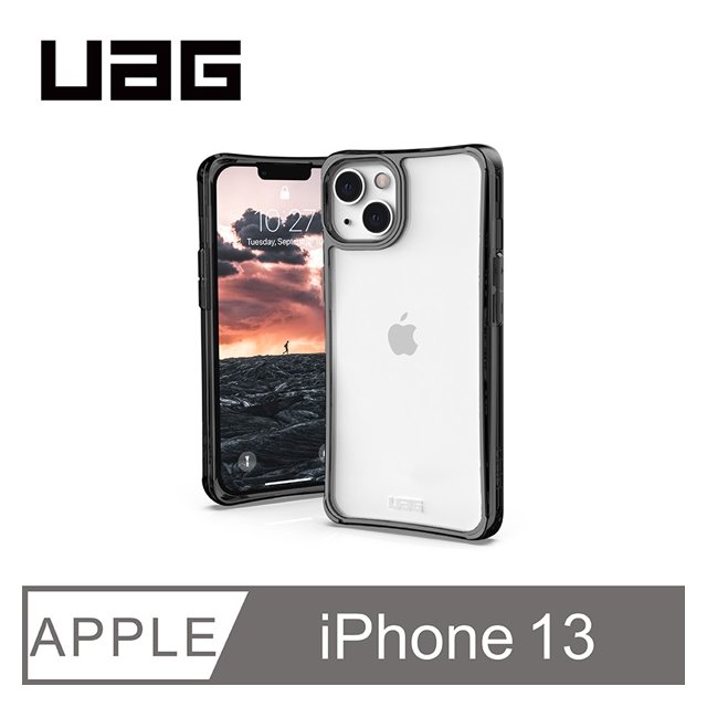 【愛瘋潮】手機殼 UAG Apple iPhone 13 6.1吋 耐衝擊保護殼-全透明 手機殼 防摔殼 孔位高於鏡頭