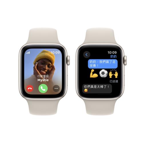 Apple Watch SE2 GPS 44mm 鋁金屬錶殼＋運動錶帶(S/M) _ 台灣公司貨＋