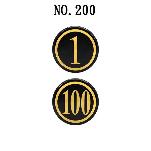 WIP NO.200 號碼牌 (小) 1－100號 數字牌