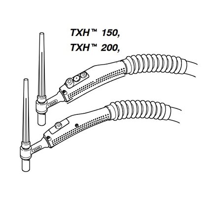 【ESAB】TIG Torch TXH 150/200 4m OKC50 空冷式氬焊槍總成 (不含槍頭零件請另外購買)