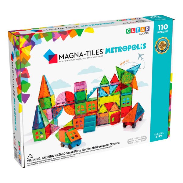 Magna-Tiles 都市磁力積木110片|磁性積木