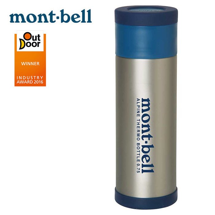 【Mont-bell 日本】Alpine Thermo Bottle 輕量保溫瓶 0.75L 原色 (1124766)