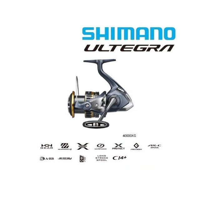 ◎百有釣具◎SHIMANO 21 ULTEGRA 4000/4000XG (04336) 捲線器捲動、拋