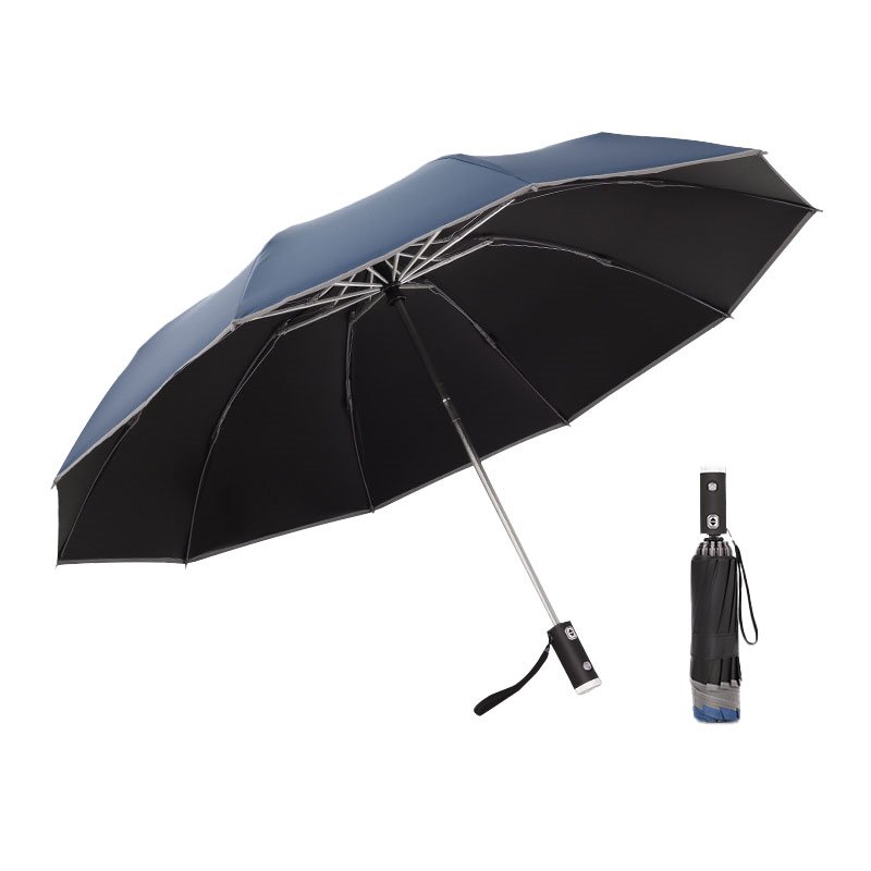 質感多功能LED自動10骨反向傘 反向折疊雨傘 自動反向傘 遮陽傘 反折傘 反摺傘 摺疊傘 折疊傘