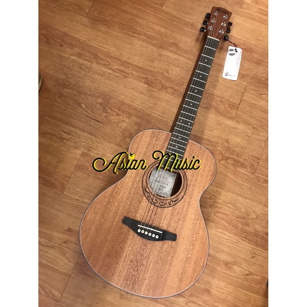 亞洲樂器 Soldin SA-4022 木吉他、民謠吉他、40吋、OM桶、桃花心木、贈琴袋.CAPO.匹克5片.背帶