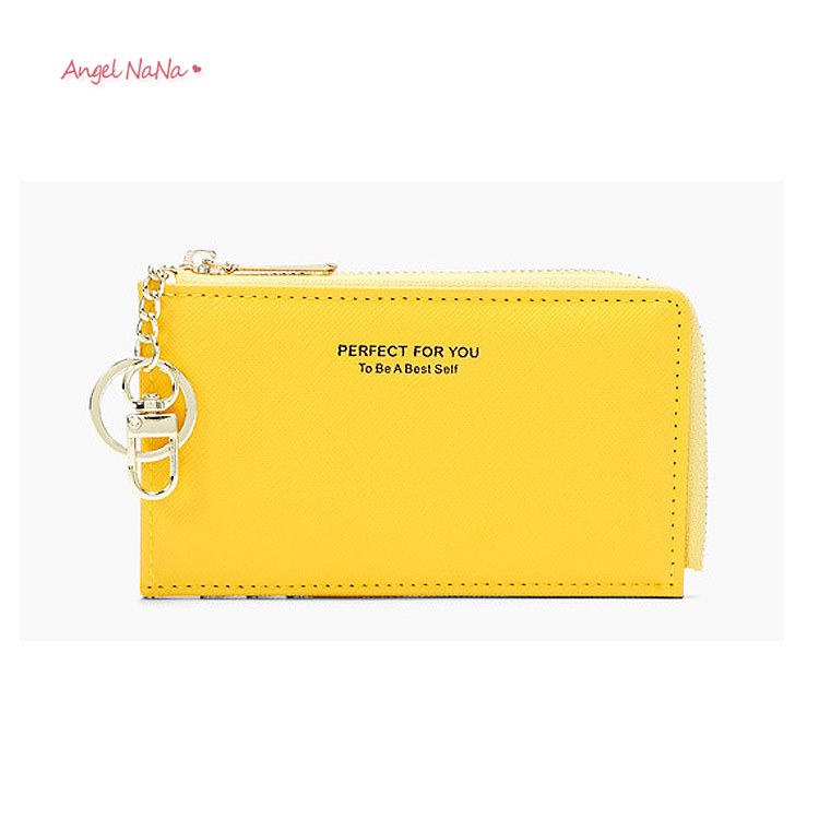 零錢包-抗刮耐磨十字紋大容量鑰匙包卡包 Angelnana (SMA0325)